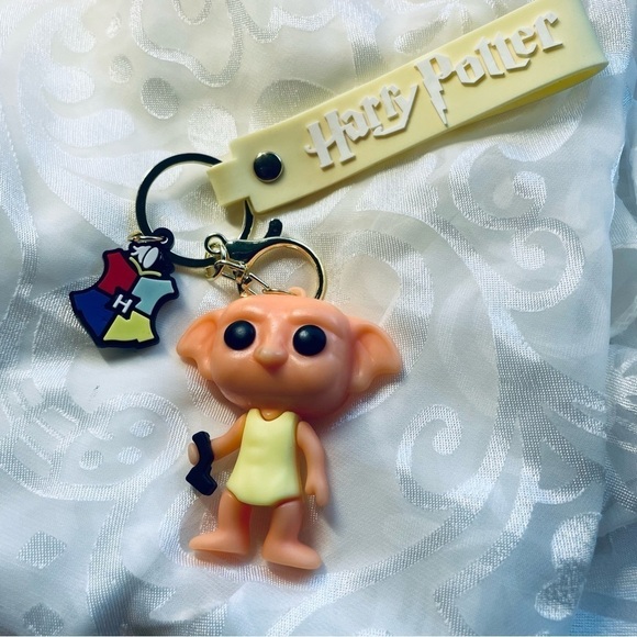 NWT Dobby the Free Elf Bracelet Wristlet Keychain - Harry Potter Hogwarts - Picture 3 of 12